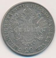 Ausztria 1831A 20kr Ag "I. Ferenc" (6,65g) T:2,2-
Austria 1831A 20 Kreuzer Ag "Franz...