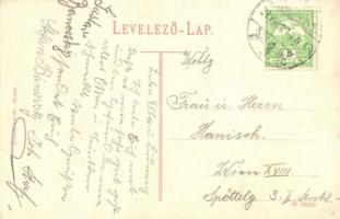 Nyitra, Nitra; Látkép, kiadja Huszár István / view