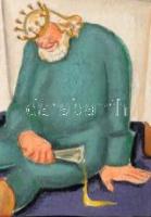 Hetényi Tibor (1891-1977) Fősör reklámterv. Akvarell, papír,  / Beer  commercial essay 13x19 cm