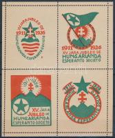 1911-1926 Jubileum fogazott blokk