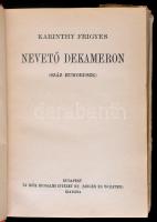 Karinthy Frigyes: Nevető Dekameron. Budapest, 1948, Új Idők Irodalmi Intézet RT. (Singer és Wolfner)...