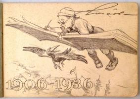 Márton Lajos (1891-1953): Jubileumi Márton-album 1906-1936. Litográfia-sorozat. Budapest, [1936], A ...