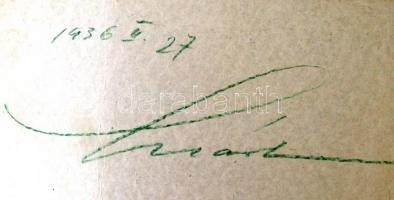 Márton Lajos (1891-1953): Jubileumi Márton-album 1906-1936. Litográfia-sorozat. Budapest, [1936], A ...