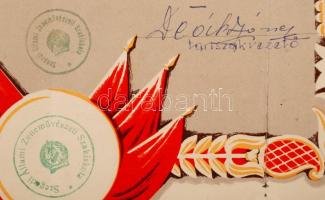 Klarinét (fa)fúvóstanári oklevél Cziriák Zoltán részére, Szeged, 1953, Szegedi Állami Zeneművészeti ...