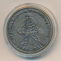 Horvátország 2015. "75 éves a Horvát Bélyeggyűjtő Szövetség 1940-2015 / Horvát Bélyeggyűjtő Szövetség Zágráb" horvát nyelvű kétoldalas Br emlékérem, eredeti tokban (38mm) T:1- Croatia 2015. "75th Anniversary of the Croatian Philateric Alliance 1940-2015 / Croatian Philateric Alliance Zagreb" Croatian language double sided Br commemorative medal in original case (38mm) C:AU