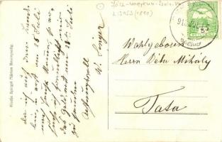 Besenyszög, Katolikus népiskola, községház; kiadja Spiegel Márton