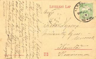 Alsódabas, Segesvári-kúria; Langfelder Gyula kiadása