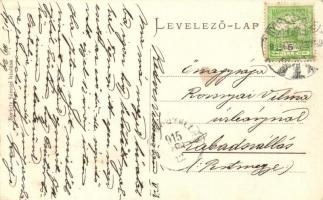 Nyíregyháza, Vasúti (Széchenyi) út, villamos; Borbély Sámuel kiadása