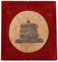 Kiss Kovács Gyula (1922-1984) 1982. "Zrínyi Miklós 1620-1664 / A Zrínyi Miklós Katonai Akadémiá...