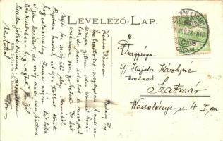 Püspökladány, M. kir. posta- és távközlési oszloptelítő-telep; Gépház és gazometer víztorony, Klösz ...