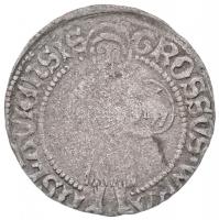 1469-1490. Garas Ag I. Mátyás tartományi veret, Boroszló (1,72g) T:3 /  Hungary / Provincial coin 1469-1490. Groschen Ag Matthias I Breslau (1,72g) C:F C.N.H. II.: 248., Huszár: 733., Unger:-