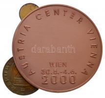 Ausztria 2000. "WIPA 2000 - Bécsi Nemzetközi Bélyegkiállítás" német nyelvű kétoldalas Br e...