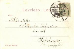 Kunszentmárton, Körös-part, Sáray Albert felvétele, Wolf Mór kiadása