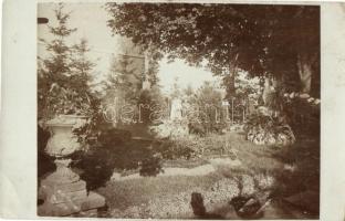 Tőketerebes, Trebisov; Andrássy kastélykert (?) / castle garden (?) photo (EB)