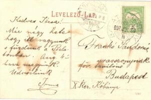 Balatonberény, Fő utca, katolikus templom; Neumark Adolf kiadása