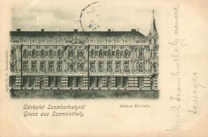 1899 Szombathely, Sabária kávéház, kiadja Apfel H. C.