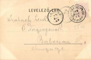 1899 Szombathely, Sabária kávéház, kiadja Apfel H. C