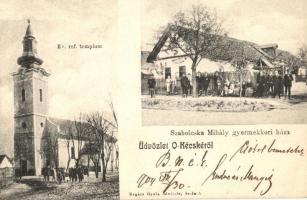 Ókécske, Református templom, Szabolcska Mihály gyermekkori háza; Ragács Gyula felvétele