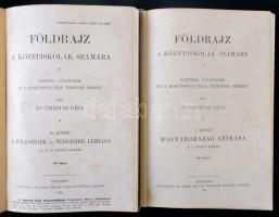 Dr. Czirbusz Géza: Földrajz a középiskolák számára I-II. Budapest, 1900-1901, Kogutowicz és Társa Ma...