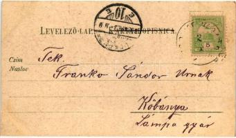 Varasdfürdő, Varazdinskih-Toplica, Warasdin-Töplitz; litho (EB)