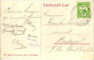 Feketebalog, Cierny Balog; Katolikus templom, községháza / chruch, town hall, floral