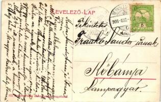 Herkulesfürdő, Gyógyterem, Kursalon, kiadja Deixner Fanny különlegességi nagytőzsdéje / spa interior