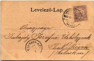 Nagyszentmiklós, Sannicolau Mare; Mausz János vegyeskereskedése, Fischof Vilmos divatáruháza, Czenzi...