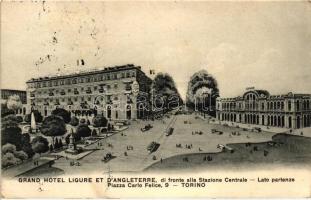 Torino, Grand Hotel Ligure et Angleterre, Piazza Carlo Felice 9.