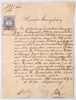 Széher Mihály (1817-1889): ügyvéd, királyi tanácsos. pesti képviselő 1877-es címeres levelének 1890....