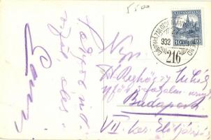 1932 Őriszentpéter, utca, Hangya üzlet, Barta István üzlete, kerékpárosok, photo