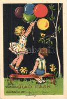 5 db RÉGI svéd mini motívumlap; üdvözlőlapok / 5 old Swedish mini motive cards; greetings (10,5 cm x...