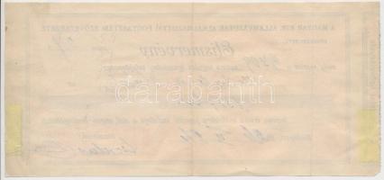 Budapest 1926. "A Magyar Királyi Államvasutak Alkalmazottai Fogyasztási Szövetkezete" elis...