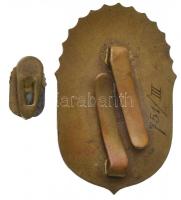 1920. "Vitézi Jelvény" zománcozott Br jelvény, hátlapon ferde kitűzőpántokkal, "JEROU...