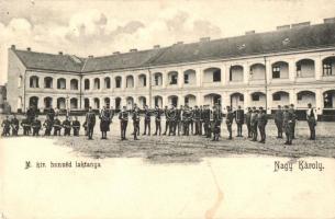 Nagykároly, Carei; Magyar királyi honvéd laktanya, kiadja Csókás László / Hungarian military barracks (EK)