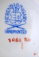 Herendi Rothschild mintás váza, kézzel festett, jelzett, hibátlan, m: 16 cm