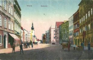 Wels, Stadtplatz / square (wet corner)