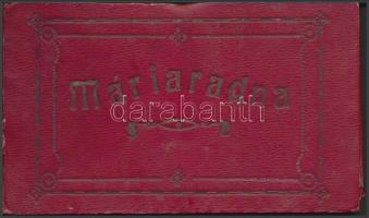 Máriaradna, Radna; képeslapfüzet 10 ázott lappal / postcard booklet with 10 wet damaged cards