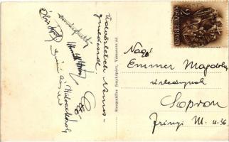 Nemesgulács, Bazaltbánya, zúzótelep, templom; Steegmüller fényképész