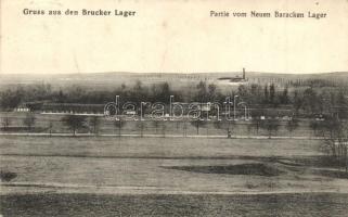 Lajtabruck, Bruck and der Leitha; Brucker Lager, Neuen Baracken Lager / military barracks (EK)