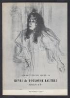 Harasztiné Dr. Takács Marianna: Henri de Toulouse-Lautrec grafikái. Bp., 1994, Szépművészeti Múzeum. Papírkötésben, jó állapotban.