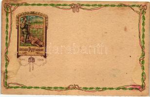 1918 Brigade Papp Dandár "FP 435 a" / K.u.K. military postcard (fl)