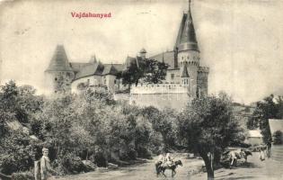 Vajdahunyad, Hunedoara; Vár, kiadja Wachter József / castle (tűnyomok / pinholes)