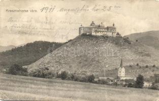 Krasznahorkaváralja, Krásnohorské Podhradie; vár / castle (fa)