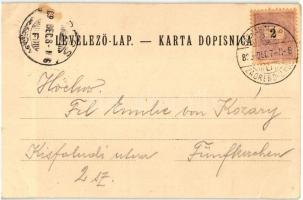 1899 Podsused, Zagreb; Kapela sv. Martina, Izd. Papirnica F. X. Hribara u Zagrebu / chapel