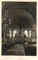 Csíksomlyó, Sumuleu Ciuc; Kegytemplom, belső / church, interior, photo (kis szakadás / small tear)