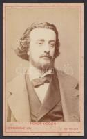 Ernesto Nicolini (1834-1898) francia tenor fényképe /  Original photo of Ernesto Nicolini (1834-1898) French tenor 9x11 cm