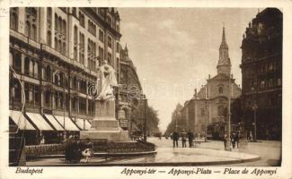 Budapest V. Apponyi tér, villamos