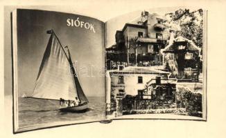 1950 Siófok, könyv, Lujza villa, vitorlás