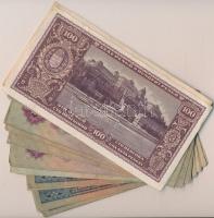 80db-os vegyes magyar pengő és forint bankjegy tétel T:III,III-