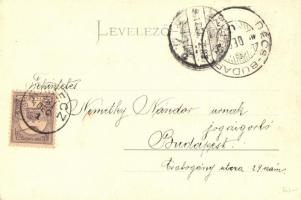 Rajecfürdő, Rajecké Teplice; Villa Tulipan, Lilla Lakme; Art Nouveau floral